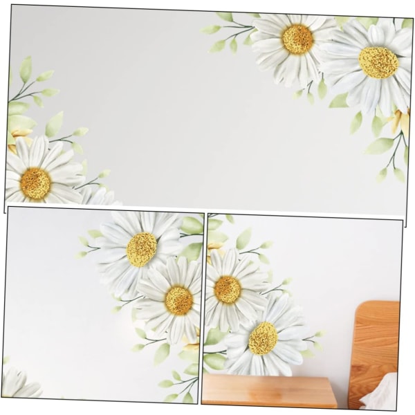1 Set Daisy Wall Sticker Dekaler Inredning Kakel Trim Househol