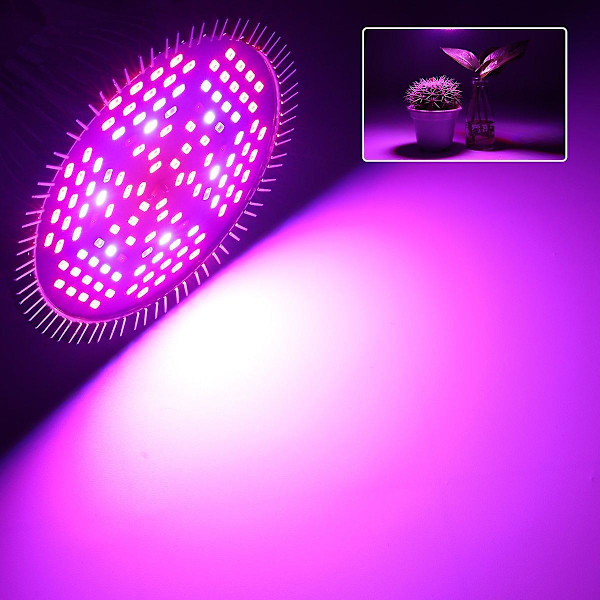 50w LED växtlampa växa ljus fullspektrum, växa lampa 78 lysdioder växtljus växtlampor växa lampa för växter växthus inomhusväxter blommande blommor