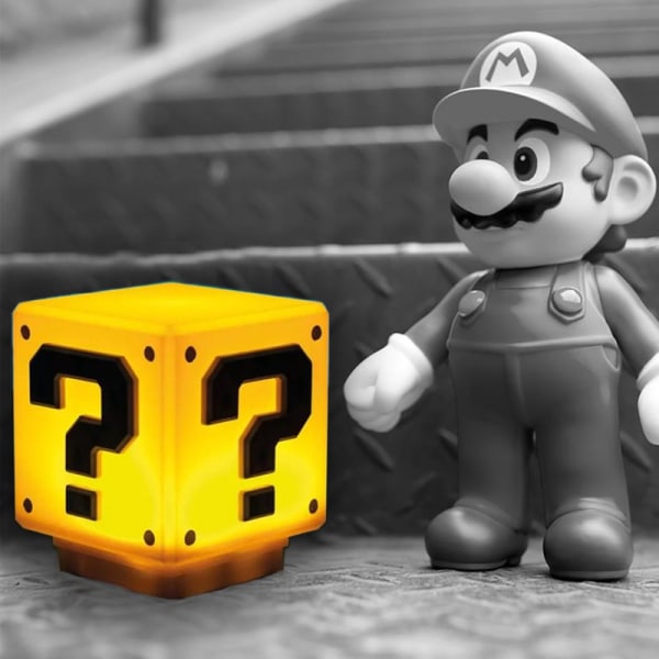 1 paket kreativa retronostalgiska Mario fyrkantiga frågetecken Mar