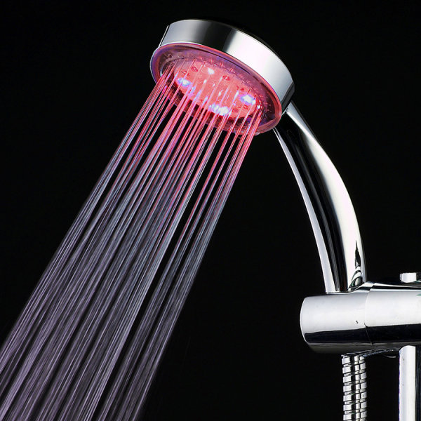LED-handdusch med 7 färgskiftande duschhuvud
