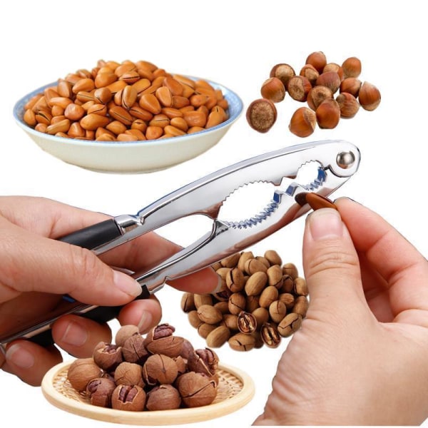 1Pcs Heavy Duty Walnut Opener Metal Walnut for Walnuts Pecans Haz