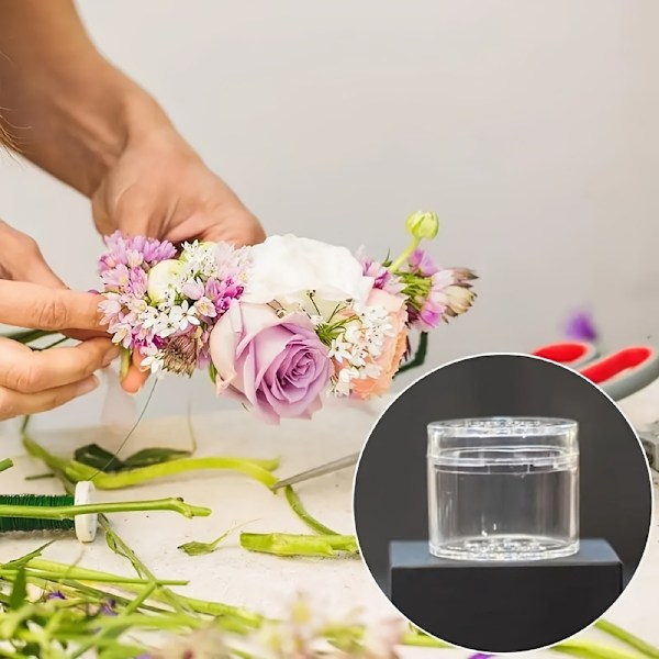 Bukettvridare för Blomsterarrangemang, Transparent Ikebana Spiral S