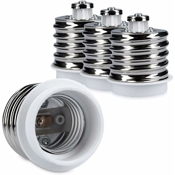 4x Sockeladapter - E40 till E27 Sockelomvandlare - E27 Bas Lamp H
