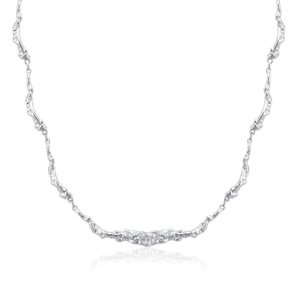 Oregelbunden plisserad vridhalsband, nytt halsband, julklapp, present