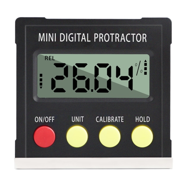 Horizontal Angle Meter, Digital Protractor Inclinometer, Mini Dig