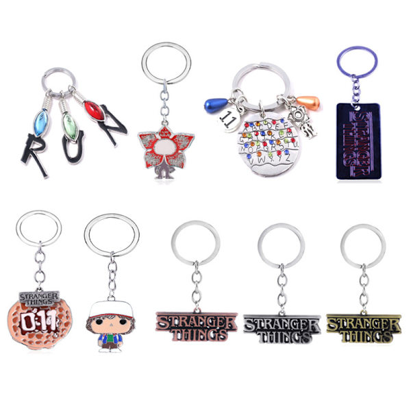 Stranger Things - Tjej - Eleven - Nyckelring (5 st) legering hänge