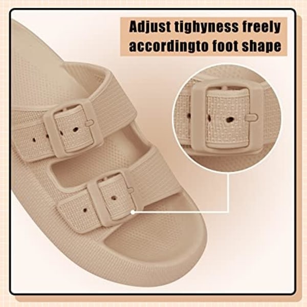 Tofflor Tofflor Inomhus Herr Dam Sandaler Bad Ultra-Mjuka Tjocka