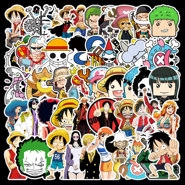 150 pieces of pirate king cartoon stickers waterproof graffiti st