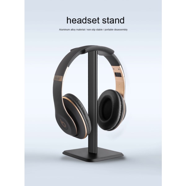 Avtagbar Gamer Headset-hållare med anti-slip silikon TPU, svart b7c3 |  Fyndiq