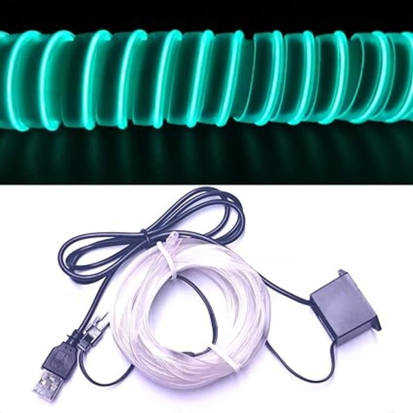 USB Neon EL Wire för interiör bilcykel Cosplay Festival Decoratio