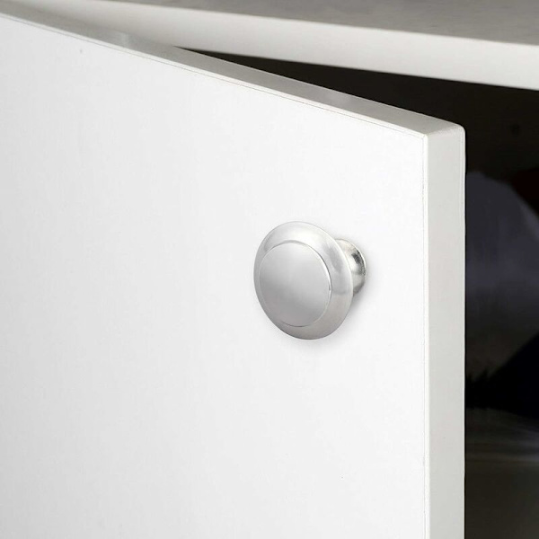 30 st dörrknoppar möbelknoppar modern design borstad satin