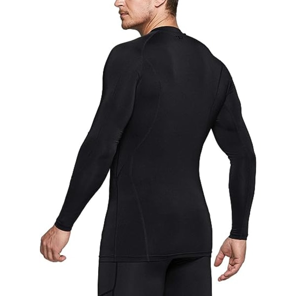 1 pakke mænds UPF 50+ langærmede kompressionstrøjer, atletisk træningstrøje, vandsport rash guard，XXL