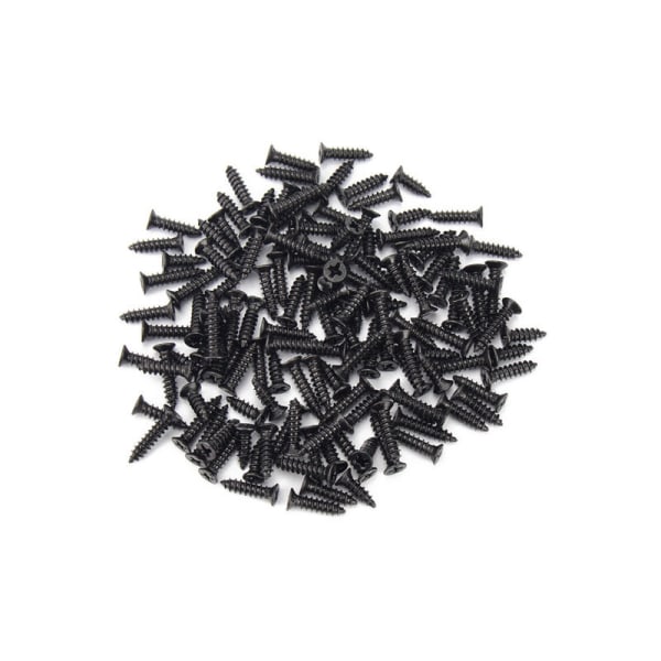 100 Pcs Wood Screws Jug Head Screws Small Black Steel Screws For