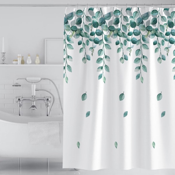 Enkel söt duschdraperi, 200x180 cm polyester, maskintvättbar, B