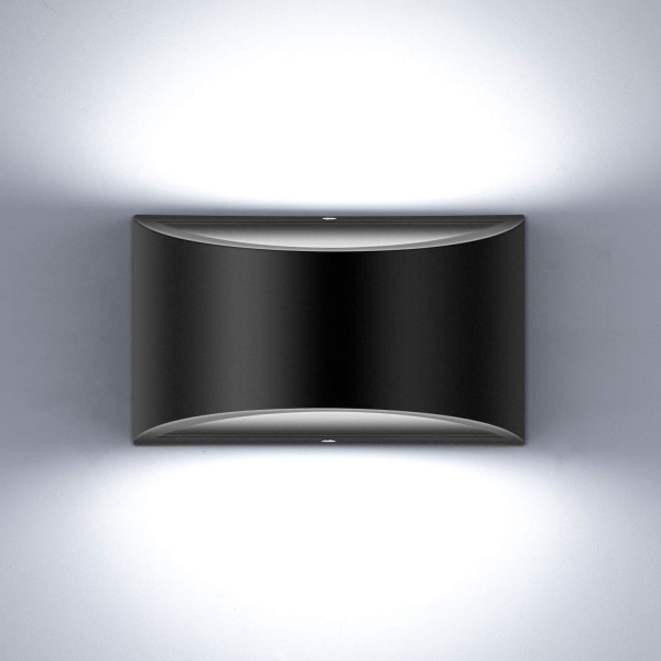 Justerbar LED-belysning Svart Vegglampe 7W Modern Vegglampe Fixt