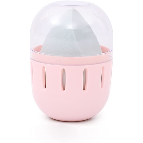 Makeup Svampholder Beauty Kosmetisk Egg Svamp Organizer Veske wi