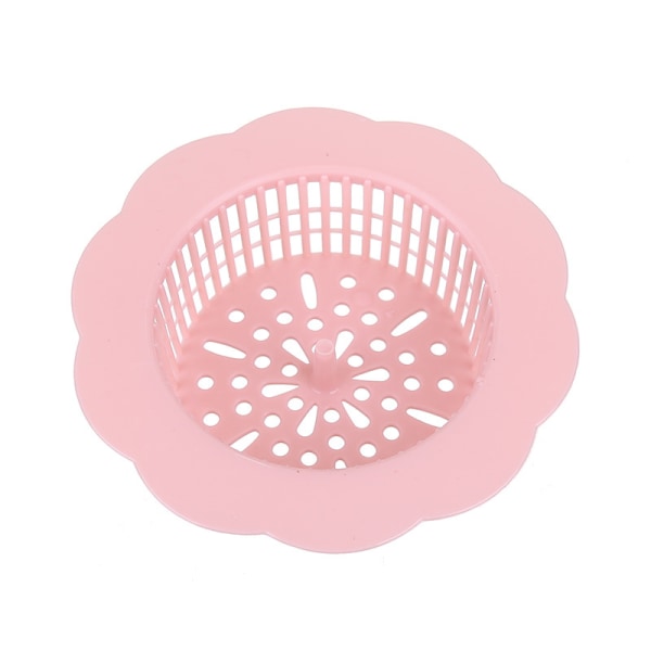 12 stk. vask bad kar bad afløb net si, køkkenvask afløb catcher bruser badeværelse anti-clog afløb dækker, 10,6*3cm, pink