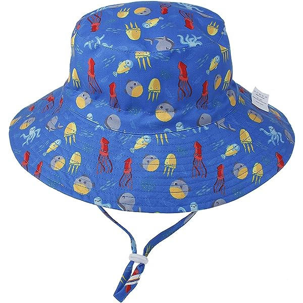 Unisex Bob Baby Kid Solhatt Fiskarhatt Spädbarn Hinkhattar Bred