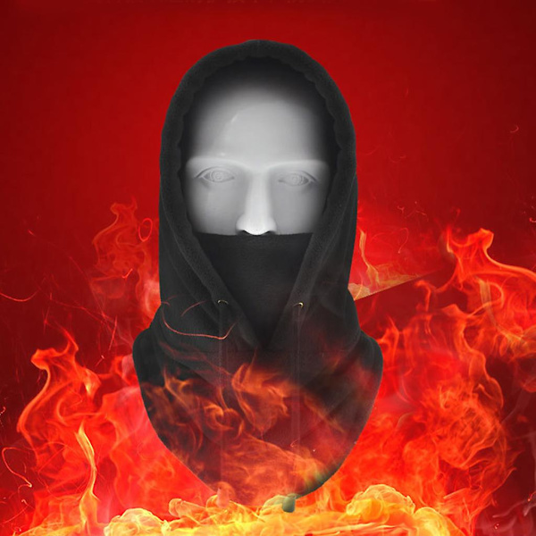 Vintermössa för kvinnor varm huva halsduk balaclava termisk tröja