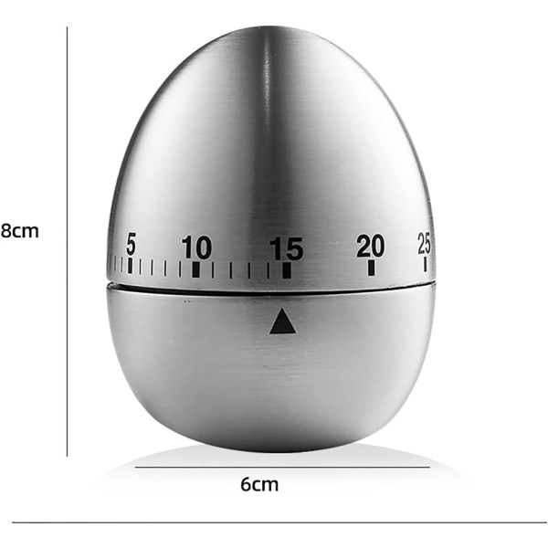 Kjøkken manuell eggetimer for matlaging - Søte mekaniske timere påminnelse