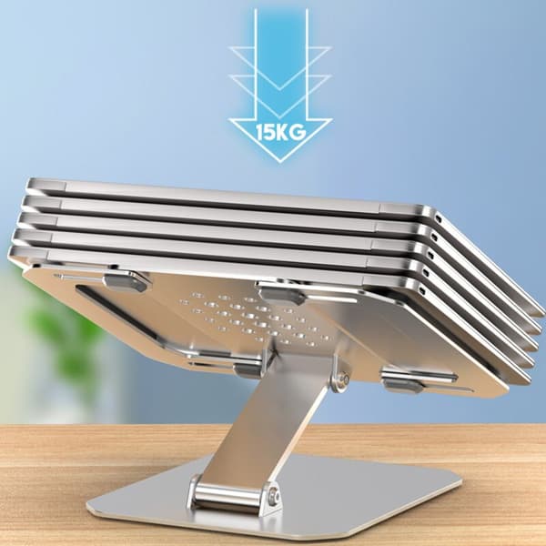 1 st bärbar dator stativ, justerbar längd, universell hopfällbar ergonomisk