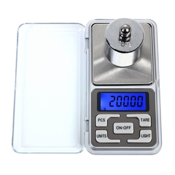Elektronisk vægt, lommevægt, 500g/0,01g Mini digital lommevægt til smykker/te/gær/kaffe køkken gram (500g/0,01g)