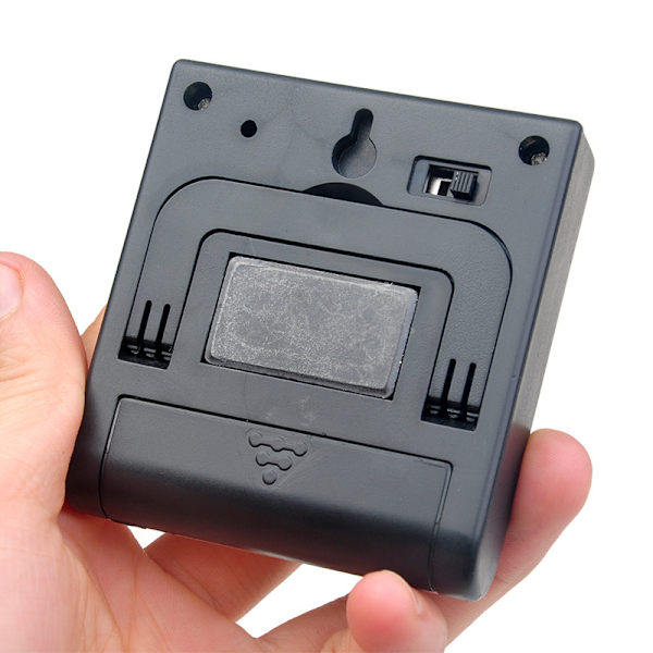 Mini digital timer, 24-timmarsformat, nedräkning och stoppur, för