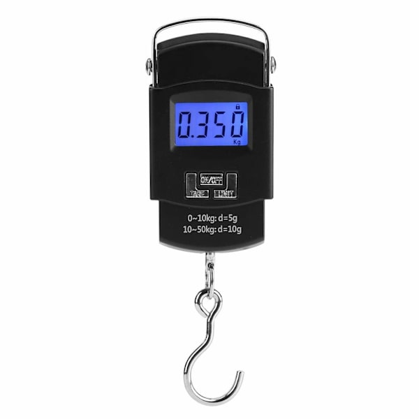 Digital hängande bagagevåg vikt 50kg LCD elektronisk mini
