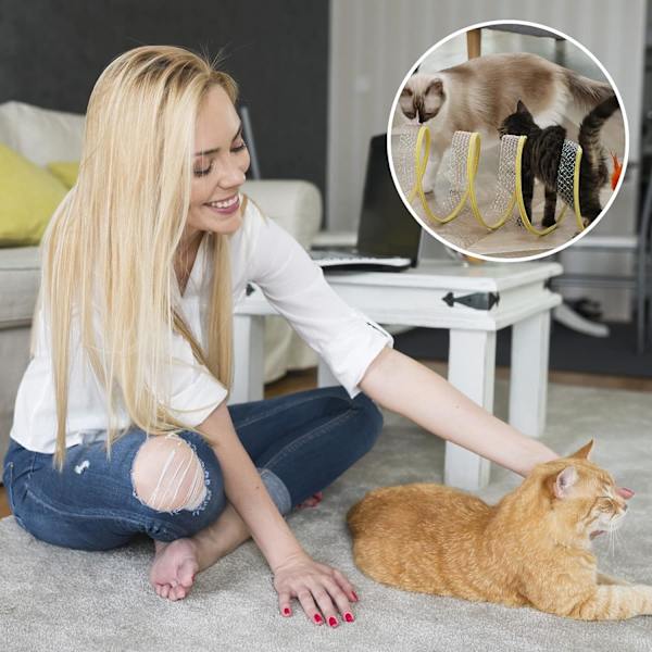 2-delad kattunnel: Hopvikbar kattunnel, kattleksaker kattunnel
