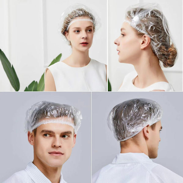 Engångsduschmössor 100 st - Förtjockning Elastisk