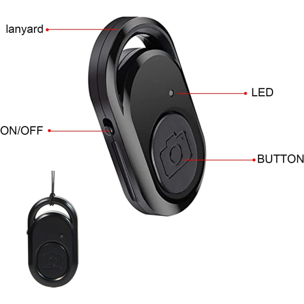 Bluetooth suljin, puhelimen suljinpainike, Bluetooth painike, Blueto