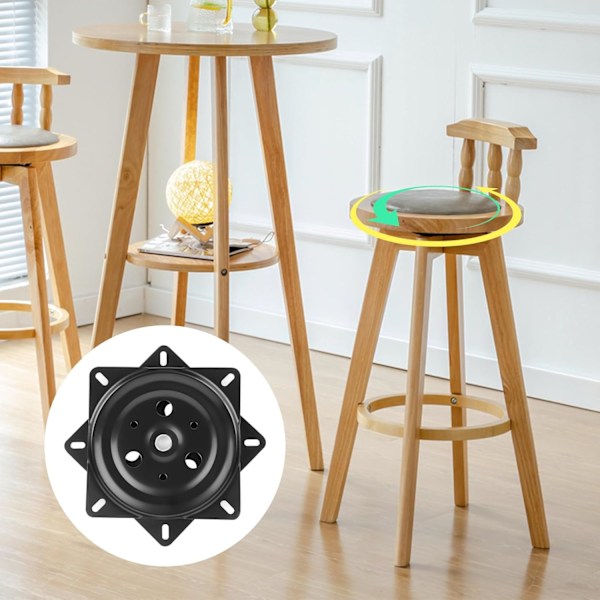 Snurrstolsunderrede, Kullager Lazy Susan, för Kökskåp Barstol