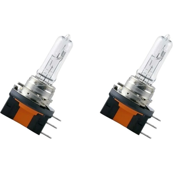 2x BULBS H15 64176 12V 15/55W PGJ23t-1 3200K CLEAR STANDARD E1 2P