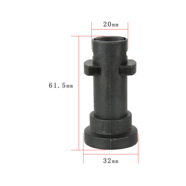 Adapter til højtryksrenserpistol med hurtigkobling 1/4\" hunfitting