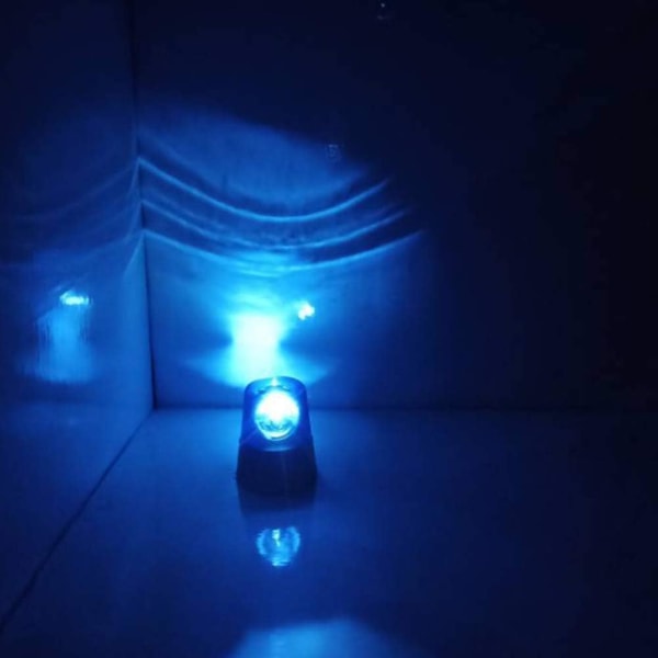 LED-stroboskooppivalo, 3 tuuman LED-majakka vilkkuva valo, disco-juhlat pyörivä lamppu DJ vilkkuva lavalamput poliisivalo lelu DJ-esitykseen baariin