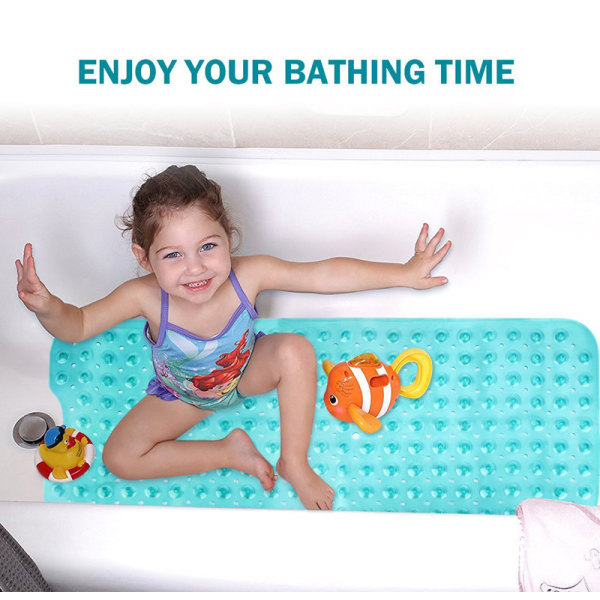 Bath mat, non-slip bath mat for the bathroom, machine washable, i