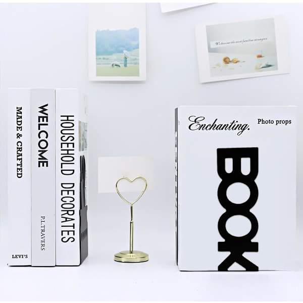 Bokstöd, 2 st metallbokstöd bokförvaring kontor bibliotek skrivbordsbokstöd