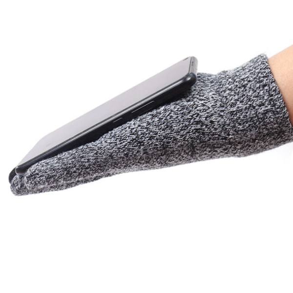 3 par tykke strikkede touchscreen-hansker for voksne i høst og