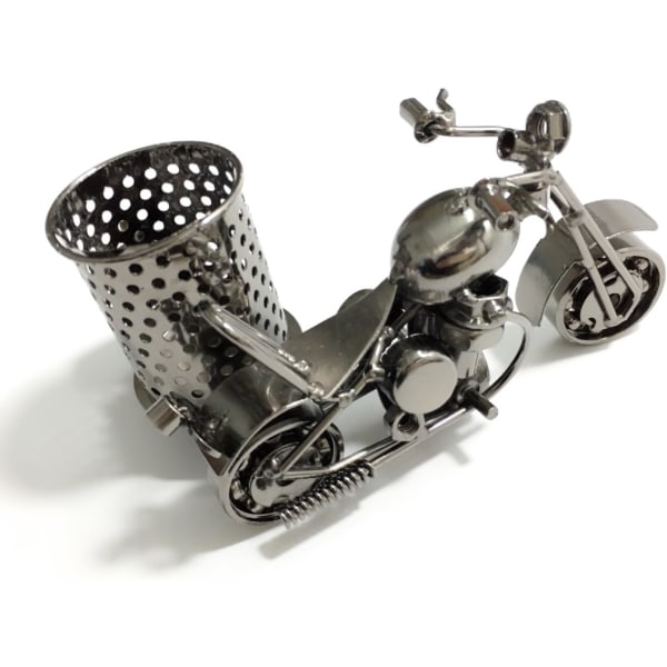 1 Kreativ skrivebordsopbevaringstilbehør Harley Motorcycle Love Metal