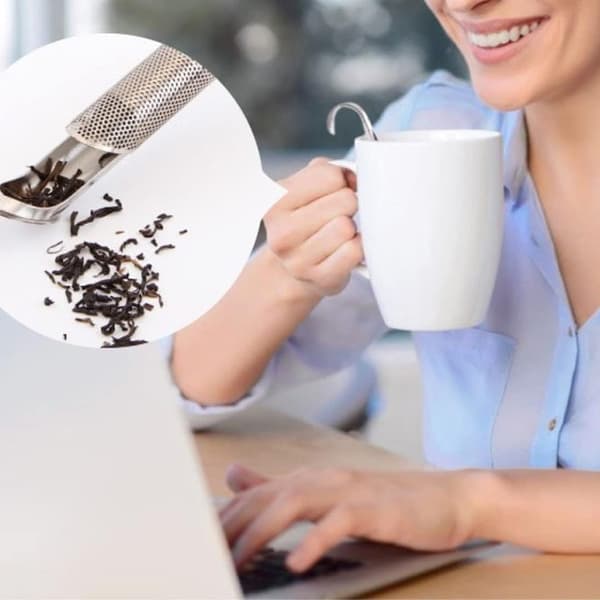 Teinfuser, tesil i rostfritt stål - 2 st teinfuser för