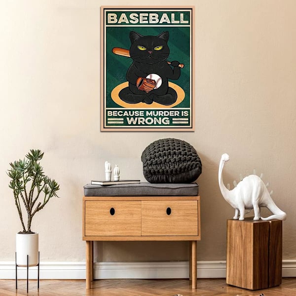 Vuxen 5D Diamant Baseball Sport Katt Diamantkonst DIY Full Round D