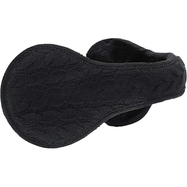 Unisex hopfällbara öronvärmare stickade vinteröronmuffar