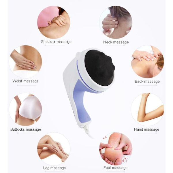 Elektrisk massageapparat Anti Cellulite-enhet Kroppsfettförlust Vibrationsmassage