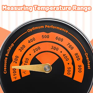 Magnetisk spis termometer öppen spis fläkt öppen spis termometer Fi
