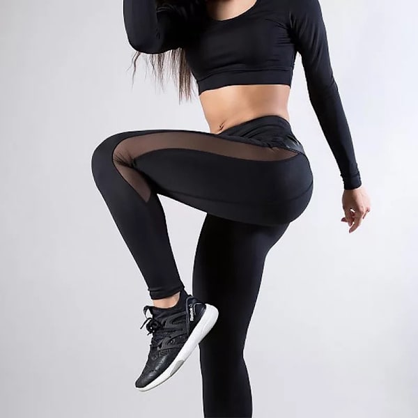 Women's Active Mesh Legging-M