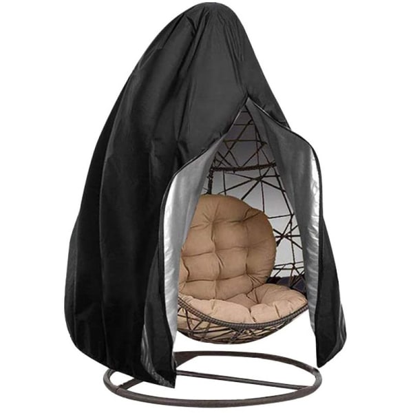 Patio Egg Chair Covers with Zipper, Durable Large Wicker Egg Swin