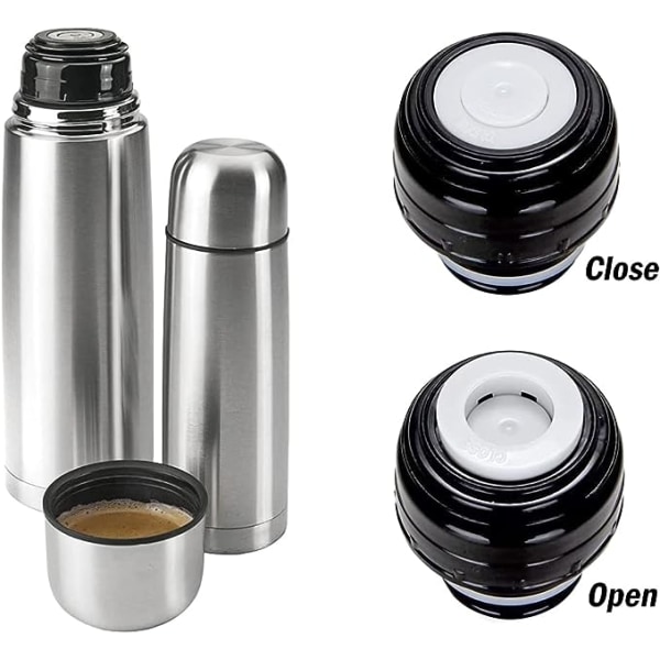 Coffee Thermos, Thermal Bottle, Stainless Steel For Hot and Cold