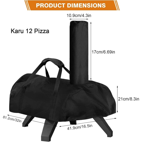 Pizzaugnstäckning för, Utomhus Pizzaugn Vattentätt Skydd, Pizzaugn Skydd, Vattentätt Skyddande Överdrag - Utomhus Pizzaugn Tillbehör