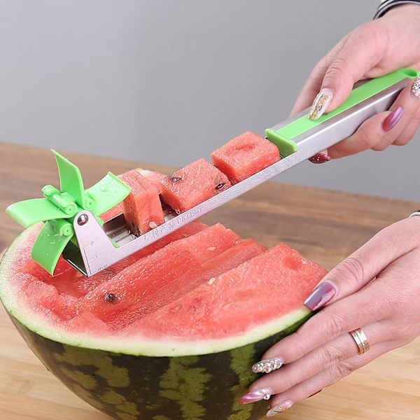 Vattenmelon Skärare Multi Melon Slicer, Skärmaskin Rostfritt S