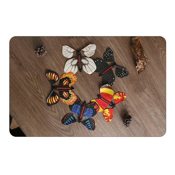 Magisk uppfällbar flygande stor överraskningsgåva fjäril i boken gummibanddriven magisk älva flygande, leksak stor överraskningsgåva (5-pack)